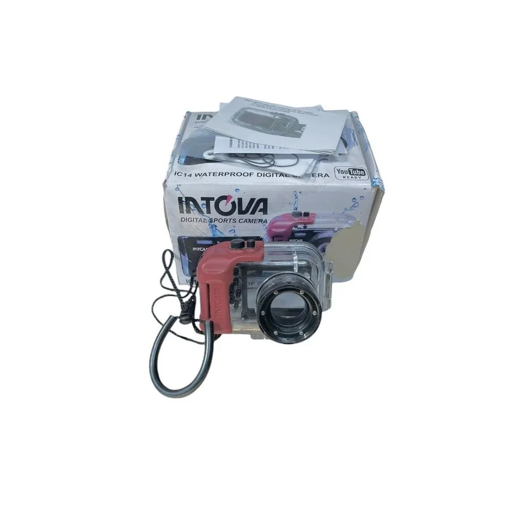 CASE ONLY Intova IC14 IC-14 Camera Waterproof Underwater Case w/ Strap